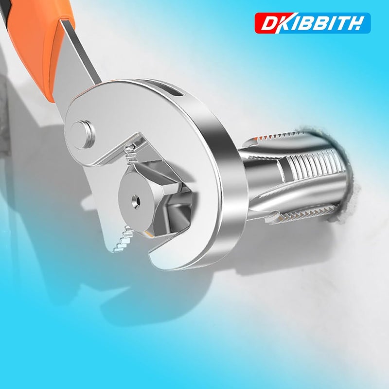 DKIBBITH 2-Piece 3/8" NPT Pipe Tap Set Carbon Steel Hand Threading Tool for Assorted Plumbers Mechanics DIY Thread cutting tools. - Image 4